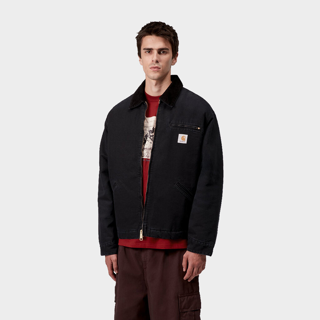 Shelta - Carhartt WIP OG Detroit Jacket Winter Black / Black
