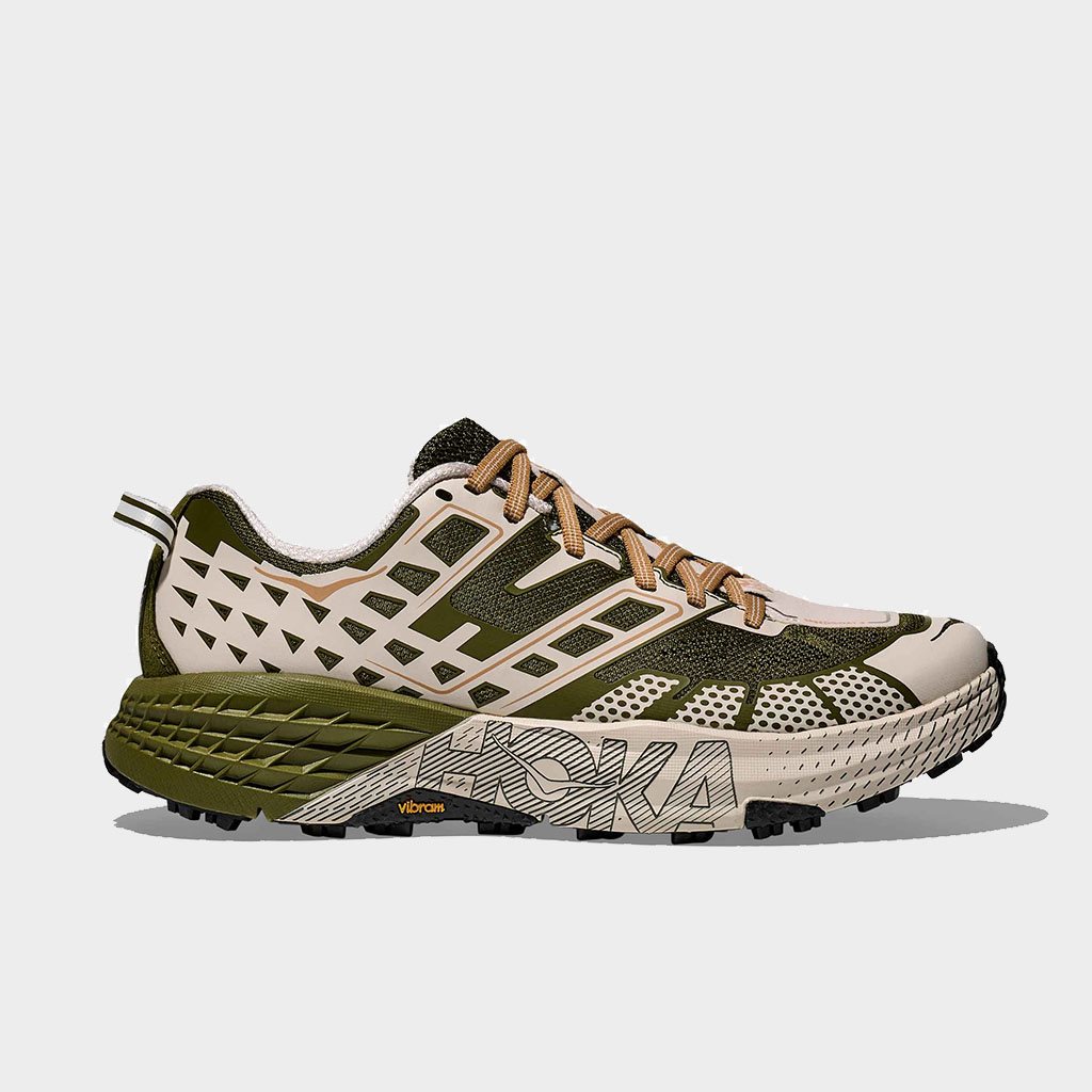 Hoka U Speedgoat 2 Moss Green/Rose Cream (1162710-MRSC)