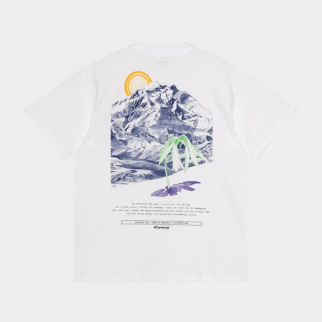 Carhartt WIP S/S Mountain T-Shirt White (29615-WHT)