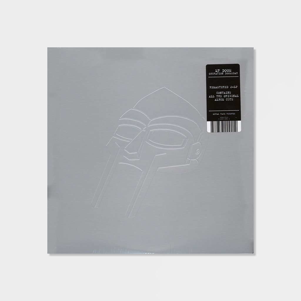 MF DOOM Operation Doomsday Metal Mask Silver Cover Edition 2-LP Vinyl (3A9931)
