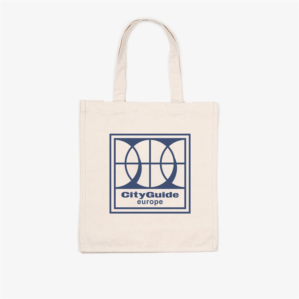 City Guide Europe Ballon Eco Tote Bag Natural (CGE-BTB-NAT)