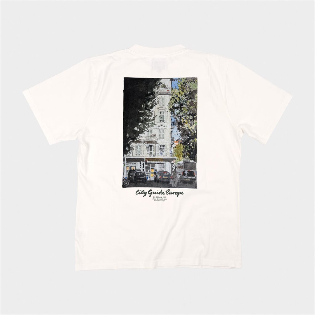 City Guide Europe Grimaldi Tee Off-White (CGE-GIR-OFW)
