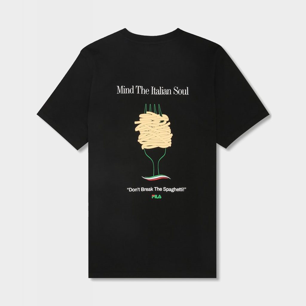 Fila Navigli Pasta Regular Graphic T-Shirt Black (FAM1083-80010)