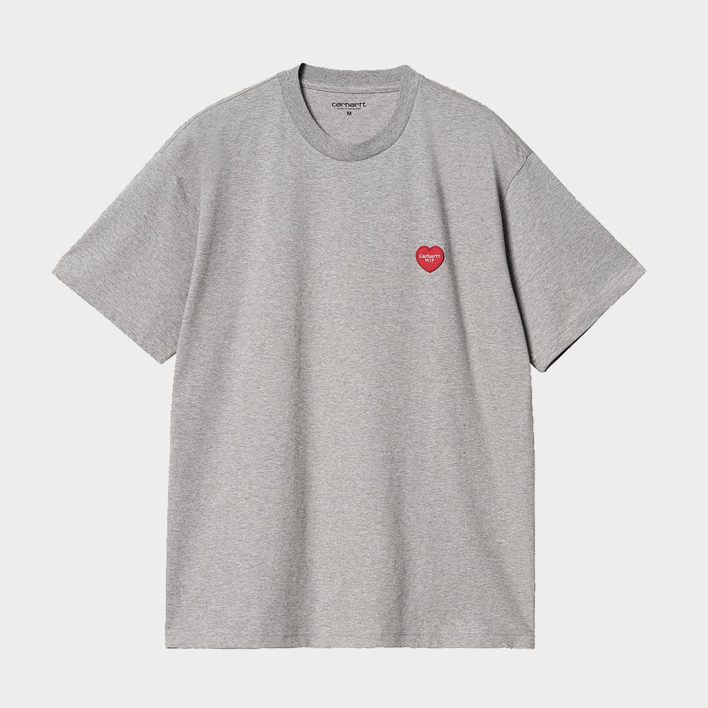 Carhartt WIP S/S Heart Patch T-Shirt Grey Heather (I032424-V6)