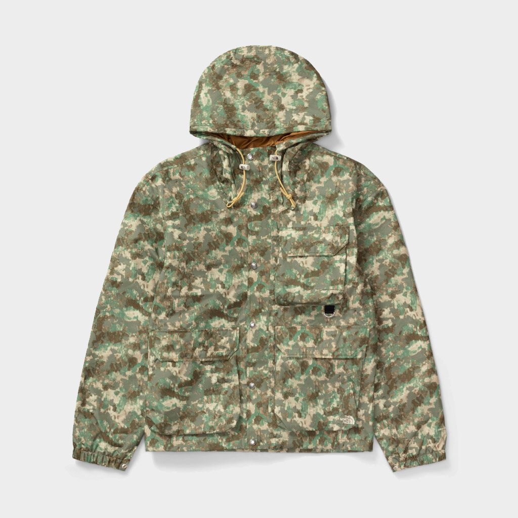 The North Face M66 Utility Rain Jacket Military Olive Camo (NF0A7URVIAQ)