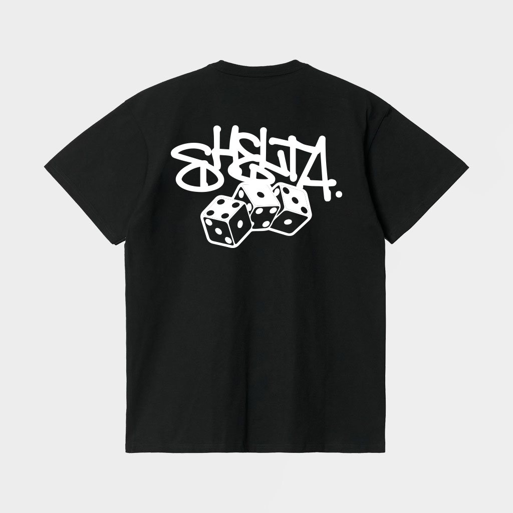 Shelta 413 Lucky Dice Tee Black (SHE-413D-BLK)
