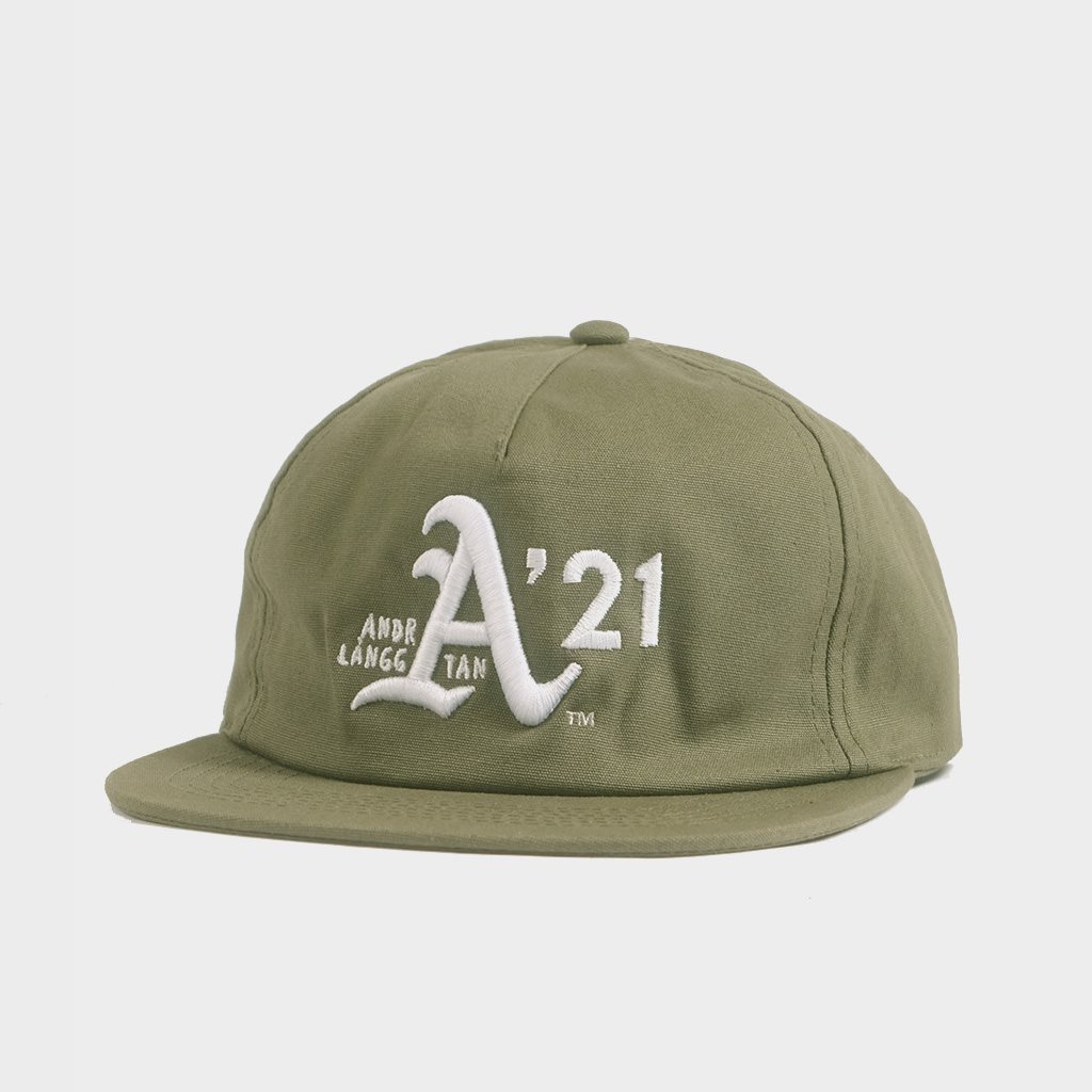 Shelta Andra Lång Athletics Hat Olive Green (SHE-ALA-GRN)