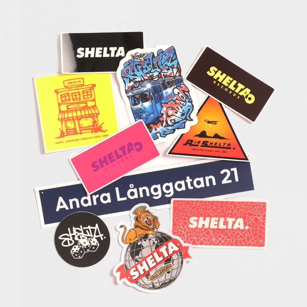 Shelta 10 x Sticker Pack (SHE-STK-SET)