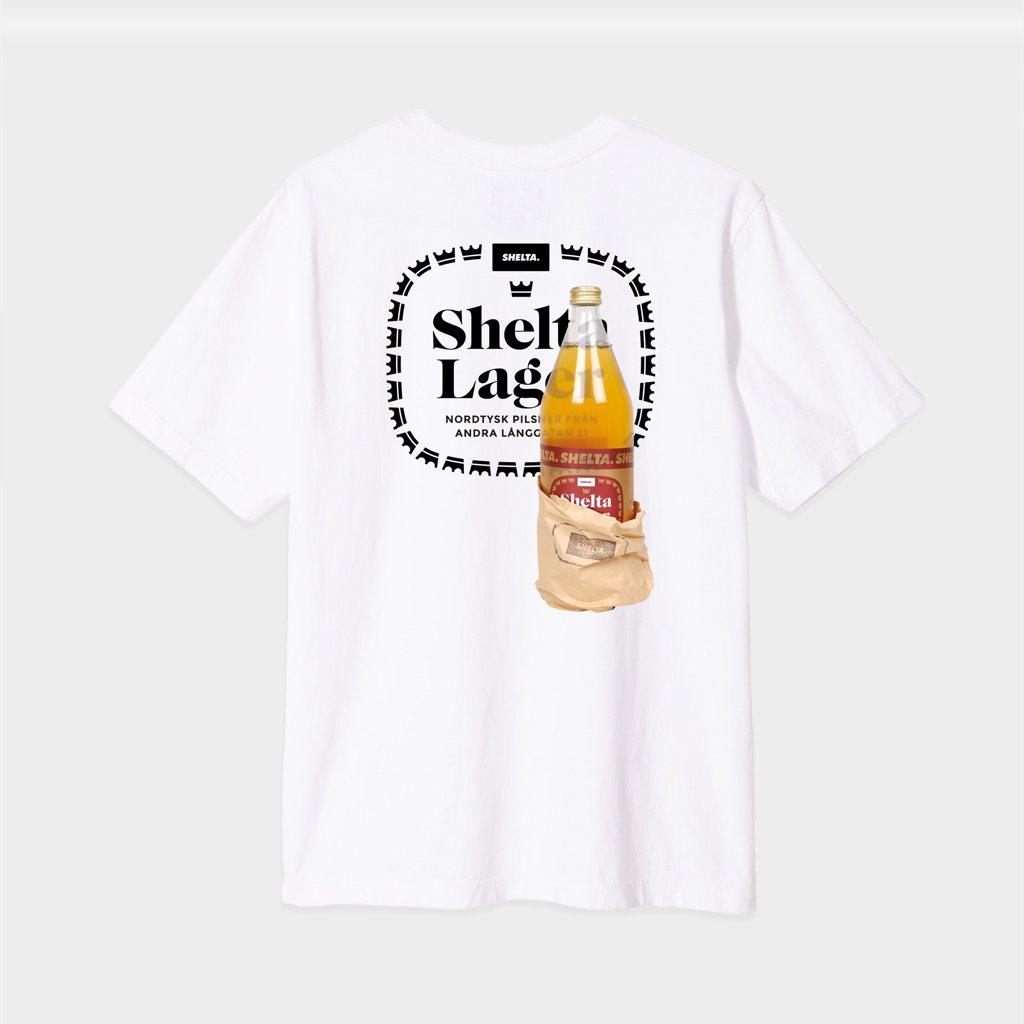 Shelta Lager Label Tee White (SHLALA-WHT)