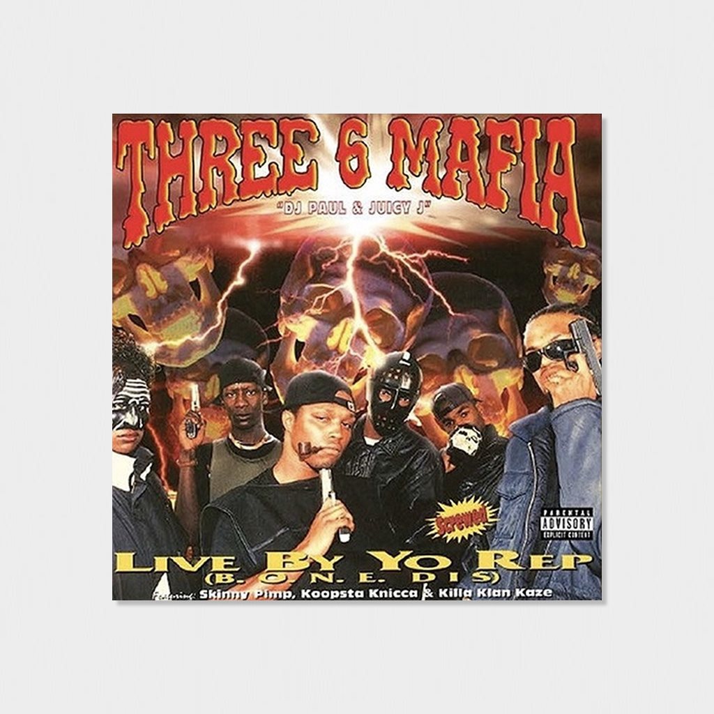 Three 6 Mafia Live By Yo Rep LP Vinyl (6C7587)