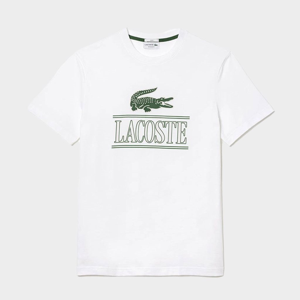 Lacoste Heavy Cotton Jersey T-Shirt White (TH1218-001)