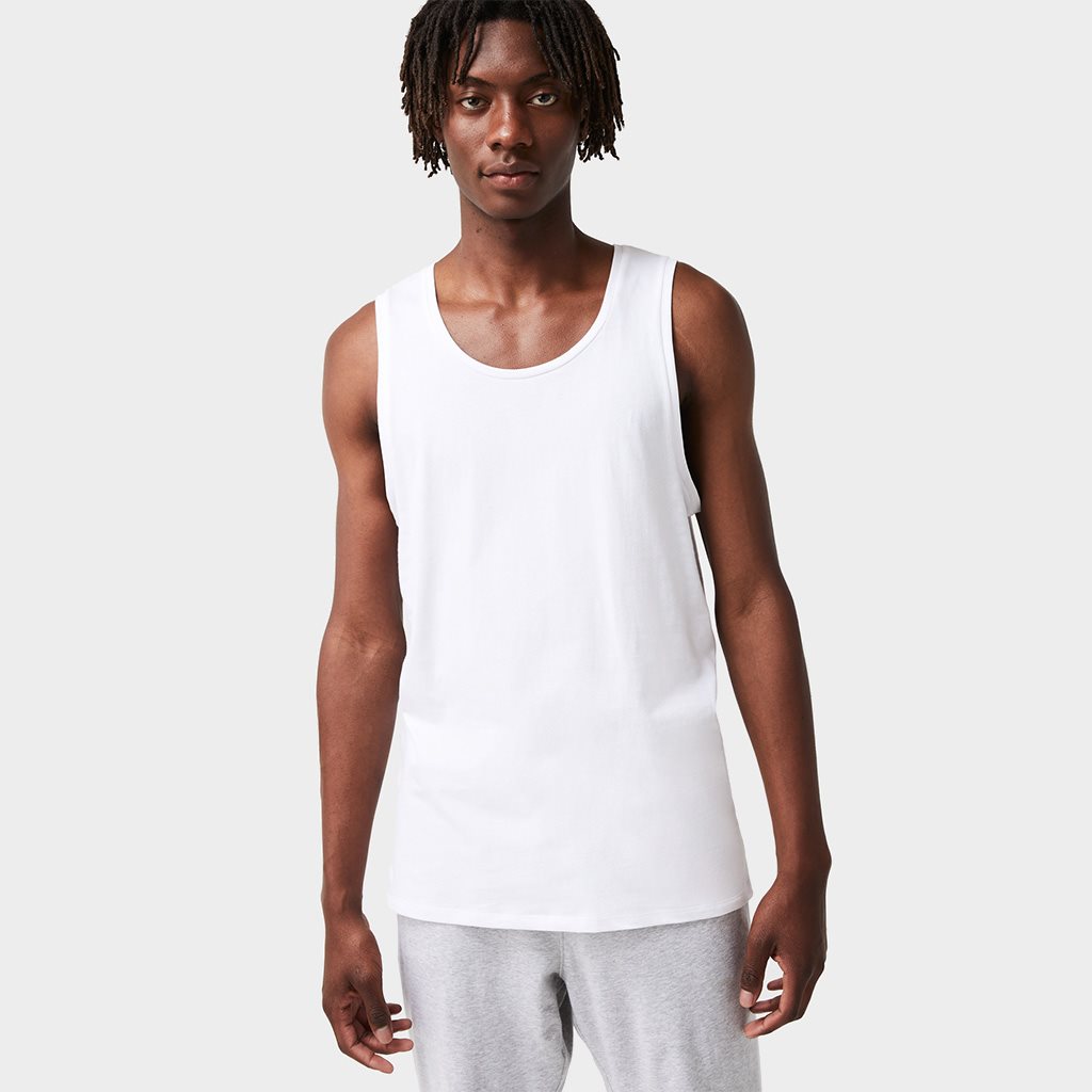 Lacoste Tank Top White (ST-3441-00)