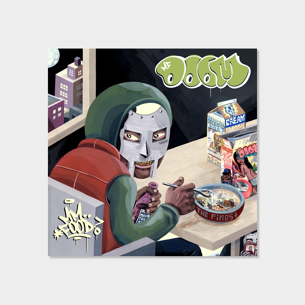 MF Doom Mmm... Food Green Pink Limited 2-LP Vinyl (Z92325)