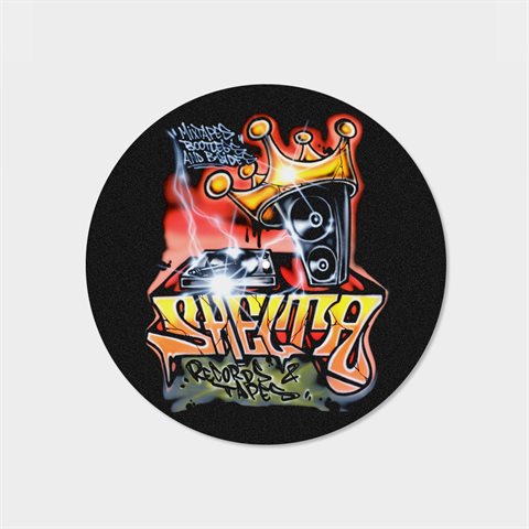 Shelta Records & Tapes Airbrush by TRISS 12´´ Slipmat (SHTRSLPM)